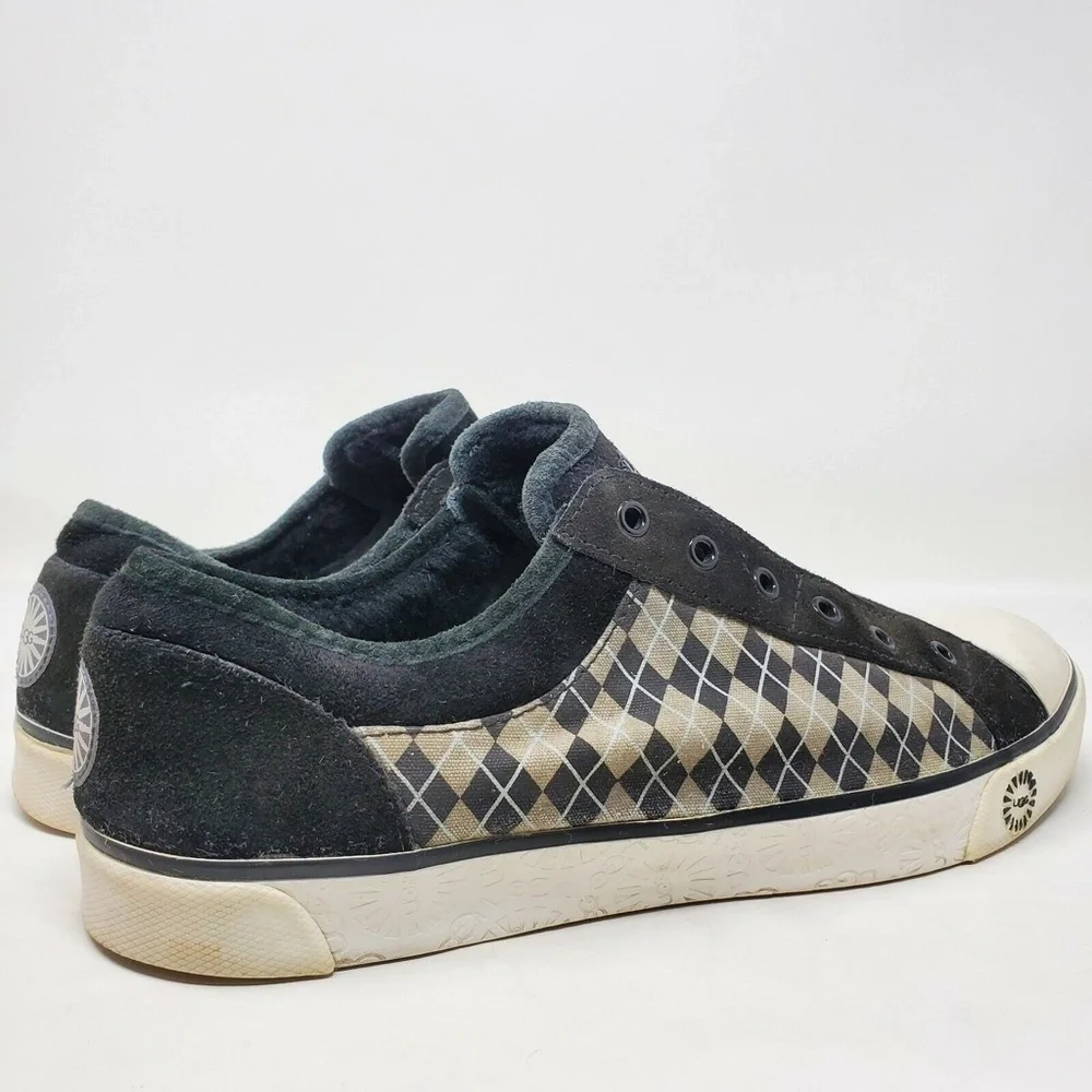 UGG Australia Casual Sneakers Black w/ Argyle 11